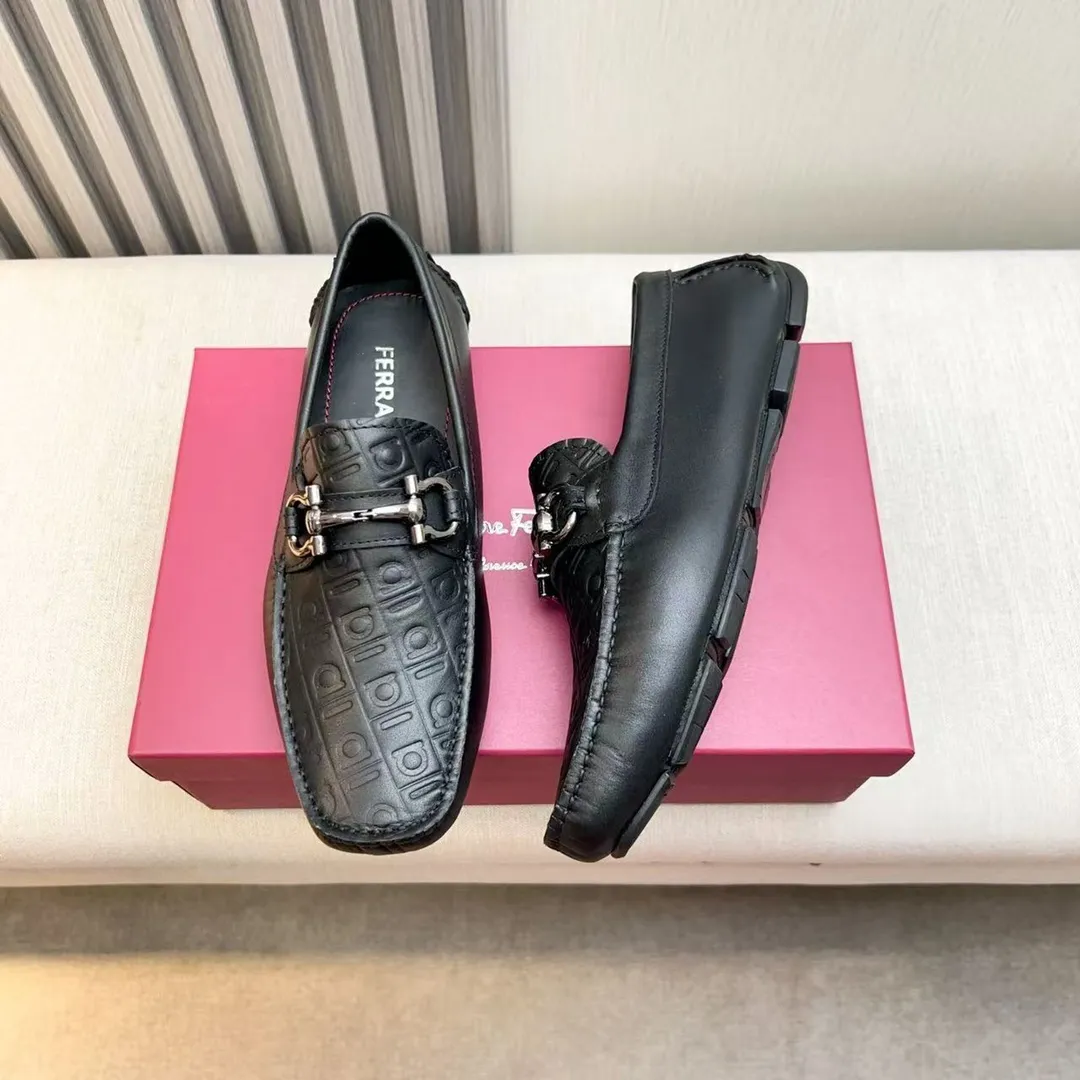 Men's men's shoes 💰620 Ferragamo new high-end quality 🔥 imported cowhide ➕ cowhide lining size 38-45